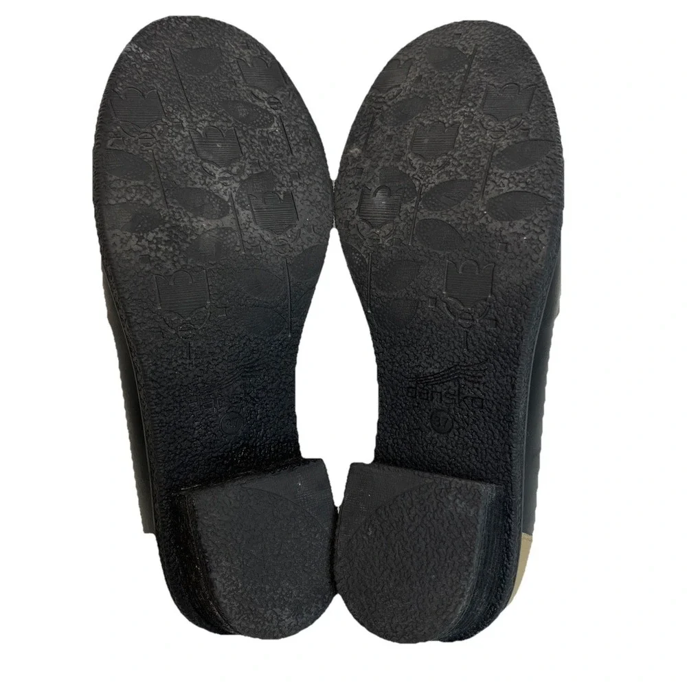 Dansko Danica Black &‎ Dune Loafers Womens Size 37 EU/6.5-7 US